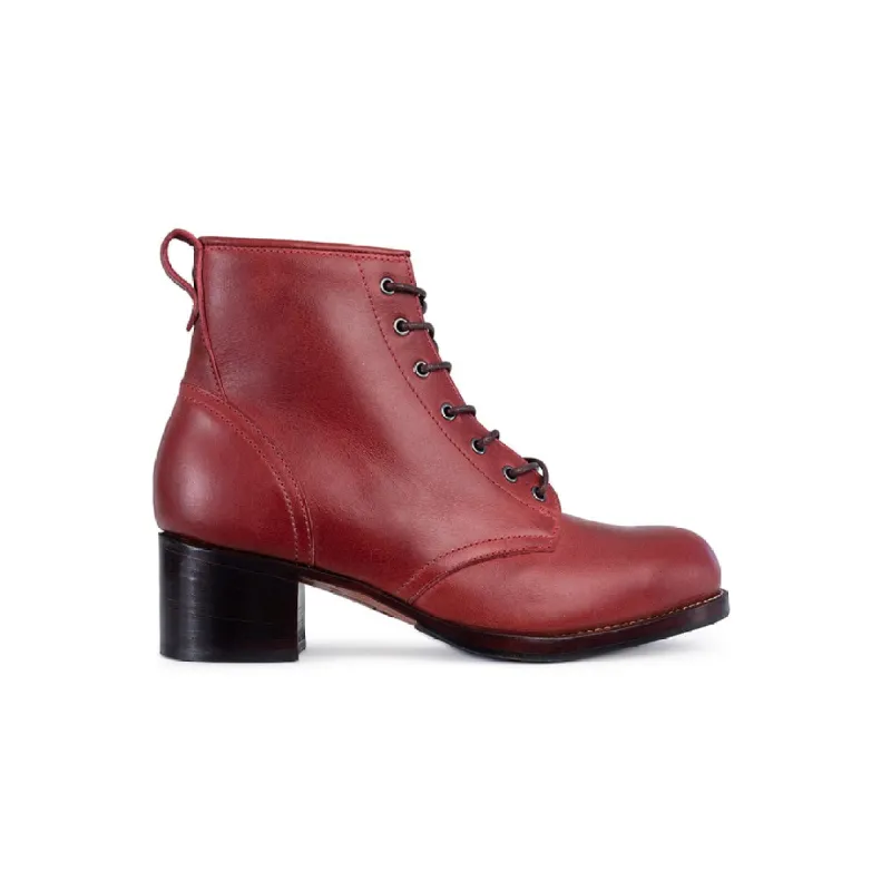 The Elena in Pomegranate ~ Standard/Narrow sold by Adelante Shoe