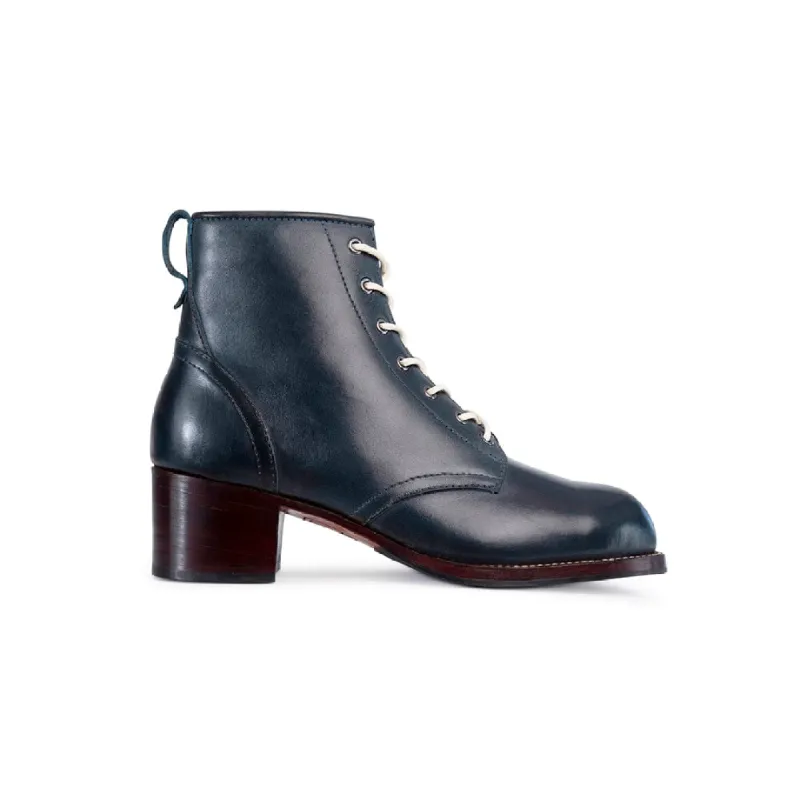 The Elena in Denim Blue ~ Wide sold by Adelante Shoe