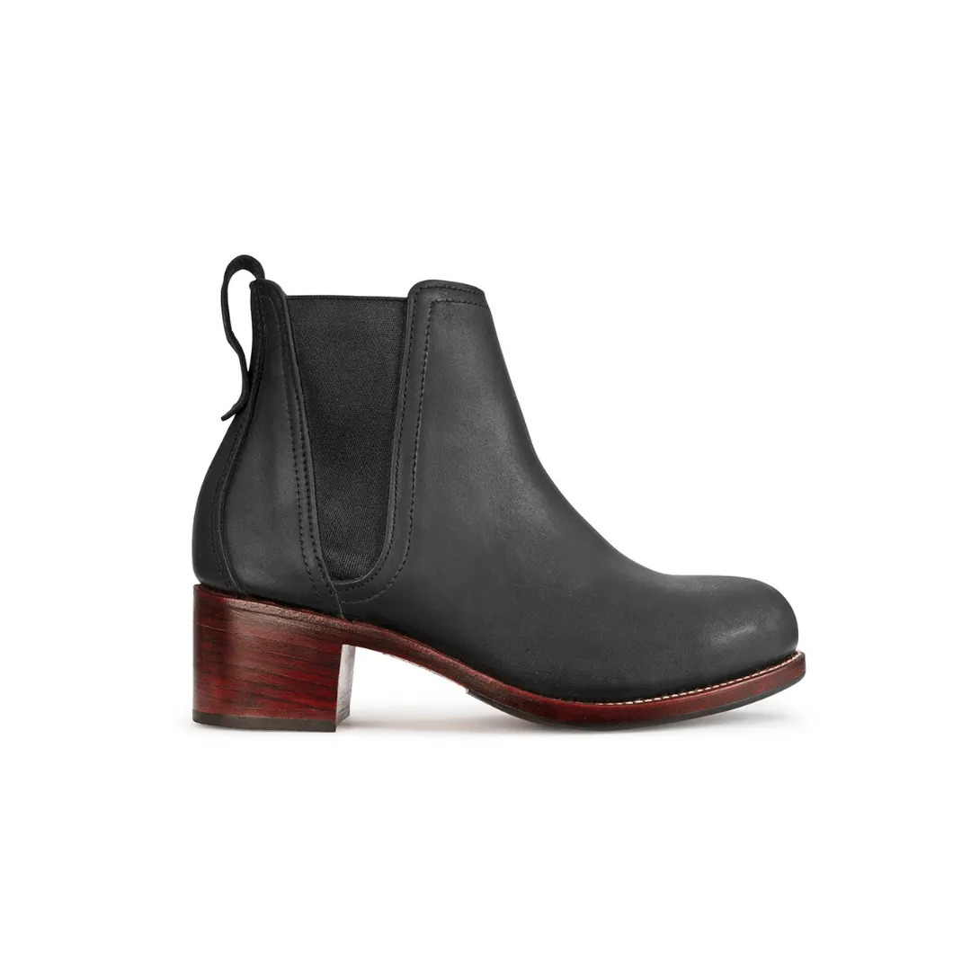 The Catalina in Black ~ Super Wide sold by Adelante Shoe
