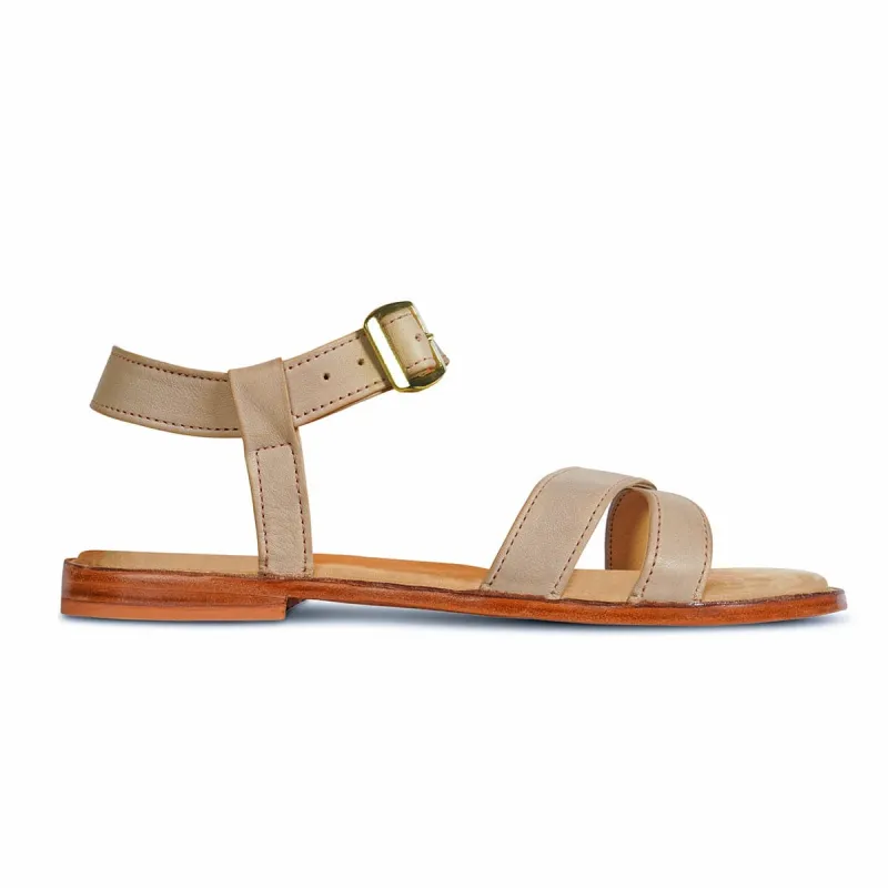 The Isabela in Oatmeal ~ Wide sold by Adelante Shoe