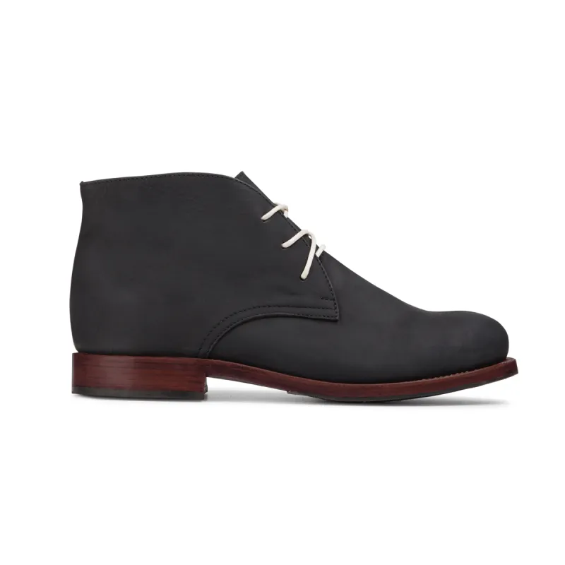 The Santiago in Black ~ Super Wide sold by Adelante Shoe