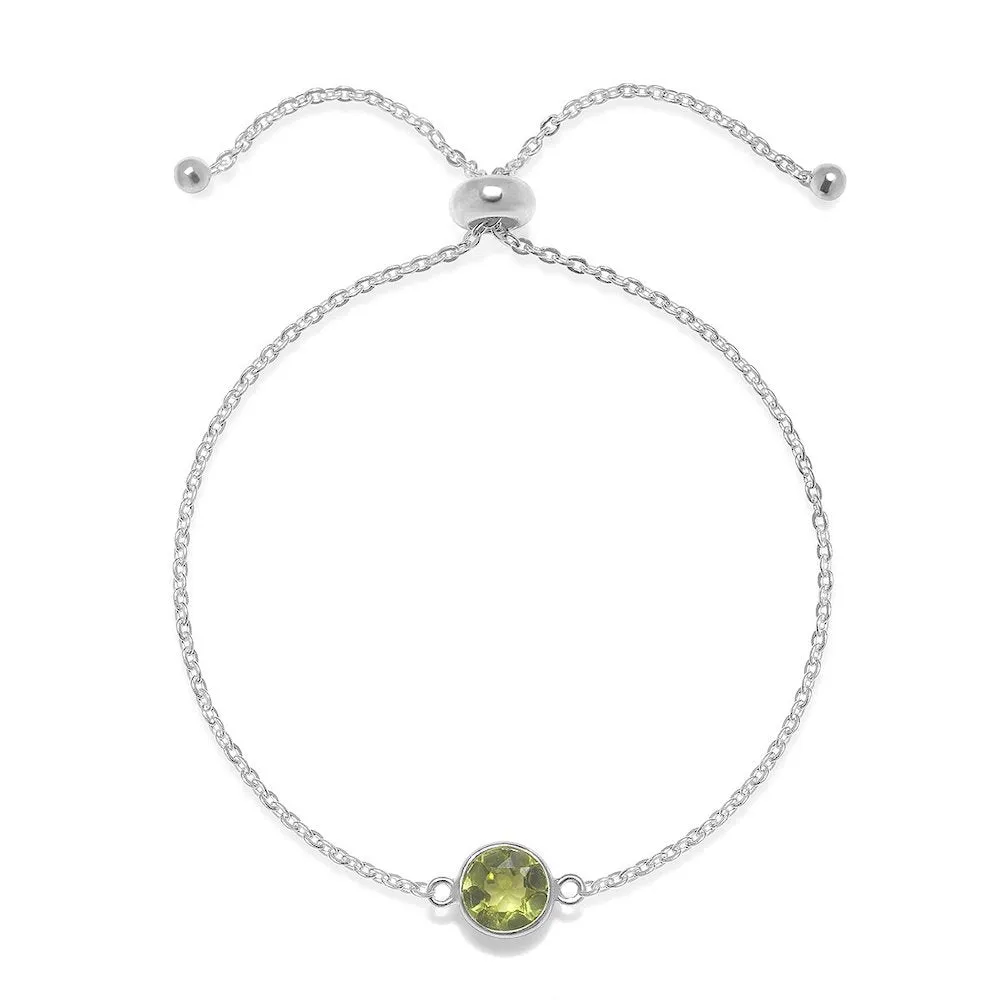 Birthstone Solitaire Bracelet- August Peridot sold by Amelia Rose Design product image thumbnail 2