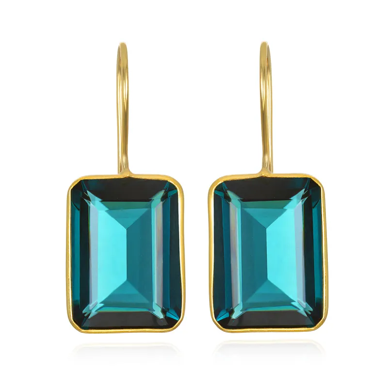 Emerald Cut Valencia-Emerald Green Gold sold by Amelia Rose Design