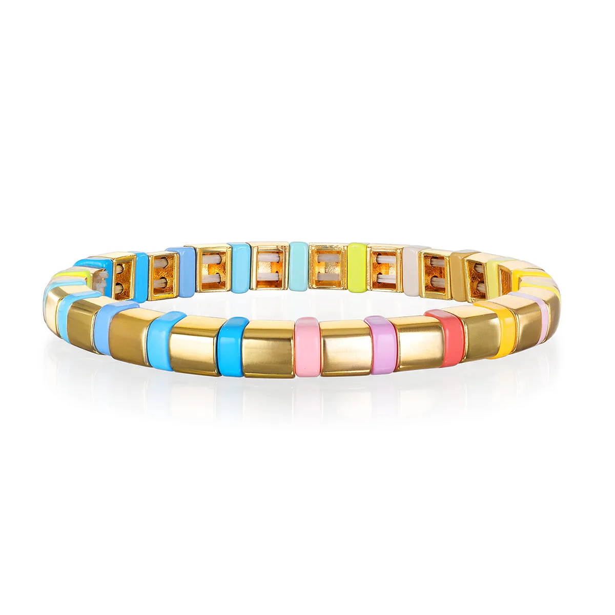 Golden Rainbow Bracelet sold by Amelia Rose Design