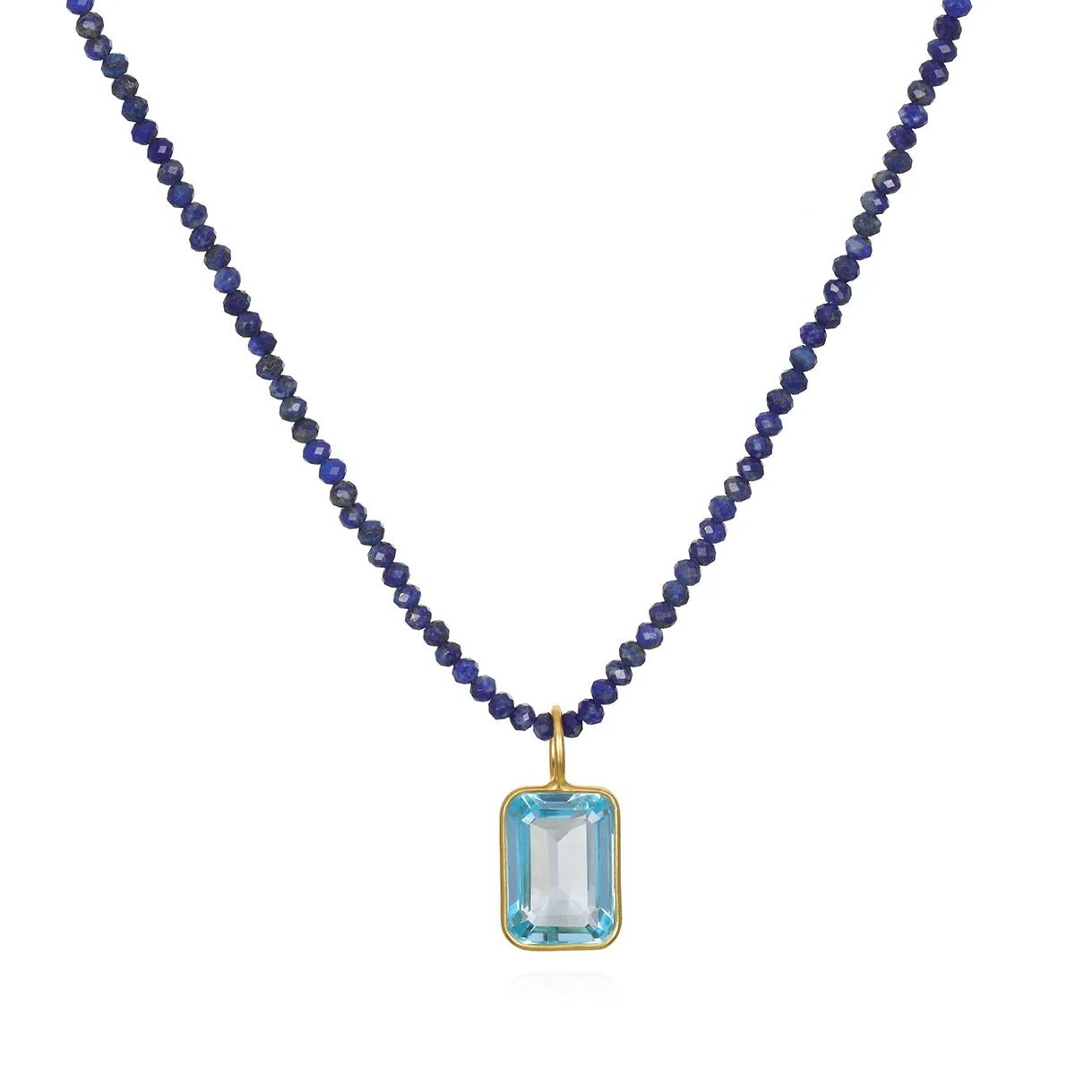 Beaded Layering Necklace-Lapis sold by Amelia Rose Design product image thumbnail 3