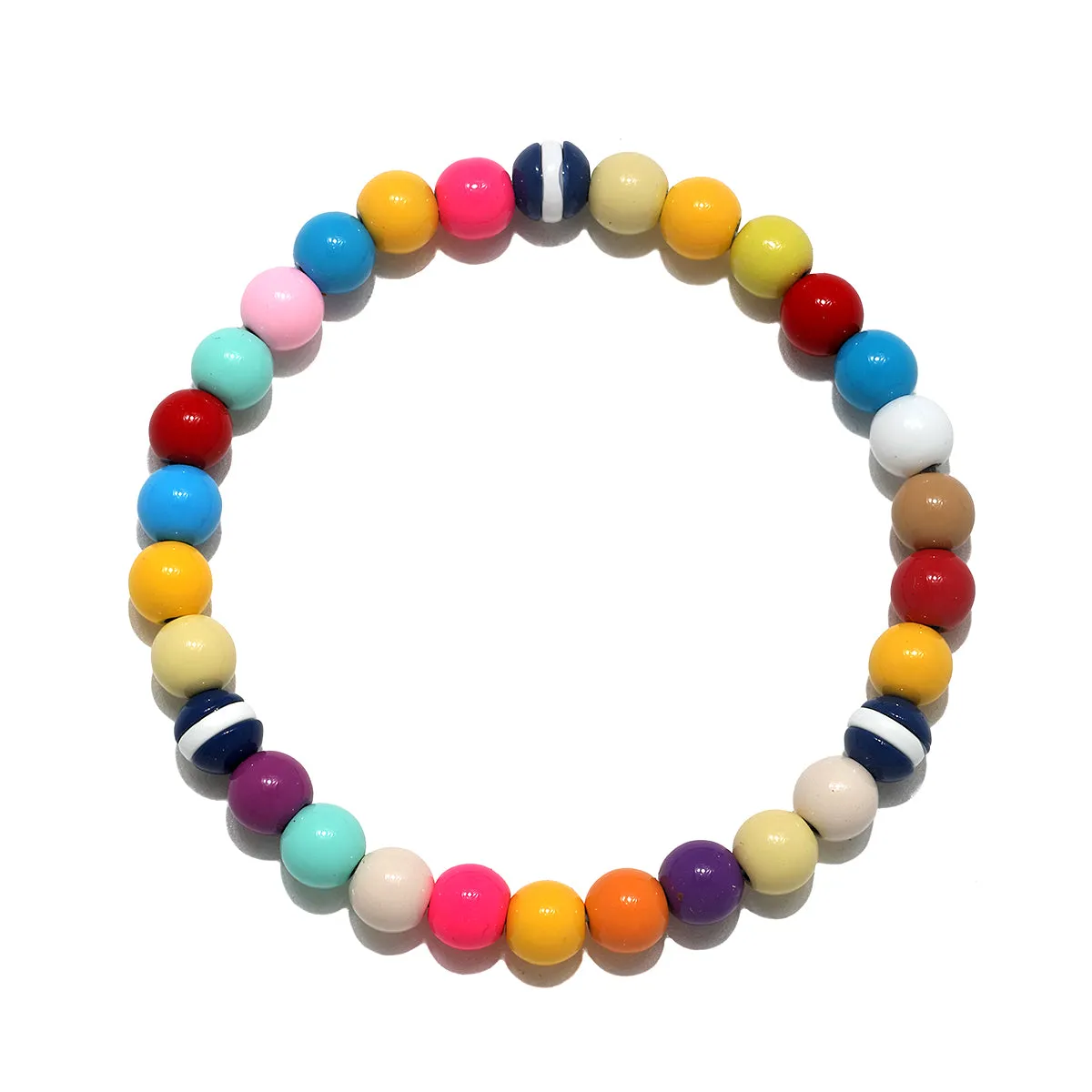 Enamel Round Beaded Bracelet sold by Amelia Rose Design