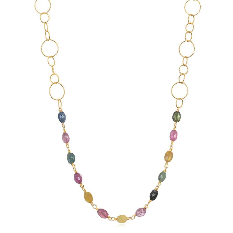 Sapphire Waterfall Necklace sold by Amelia Rose Design