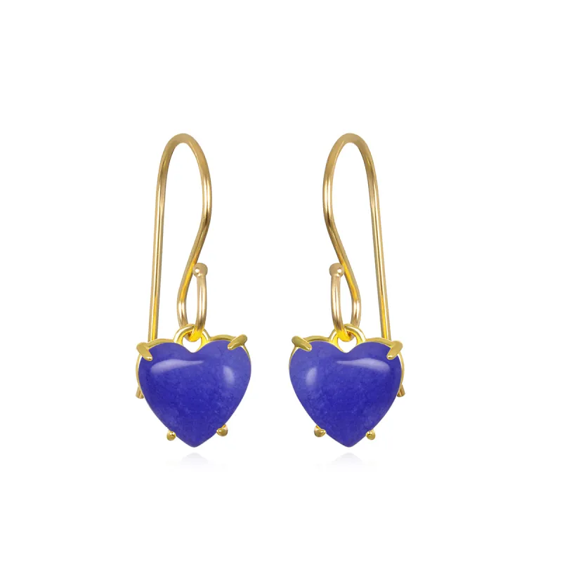 New! Sweet Heart Dangles-Blue sold by Amelia Rose Design
