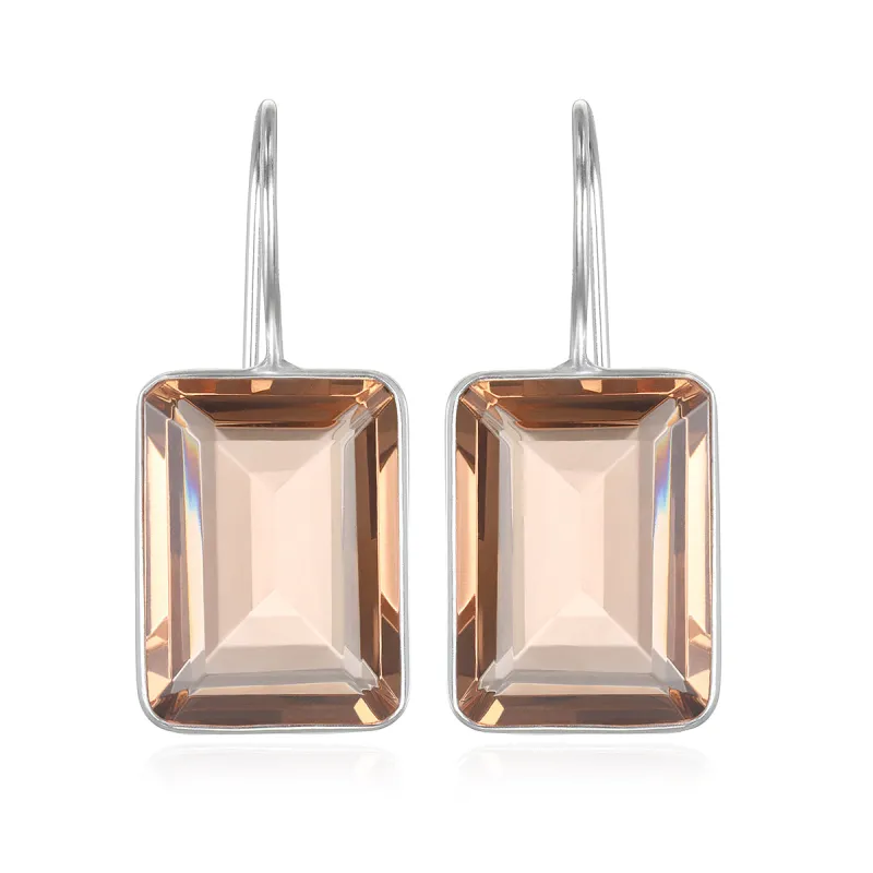 Emerald Cut Valencia-Champagne Silver sold by Amelia Rose Design