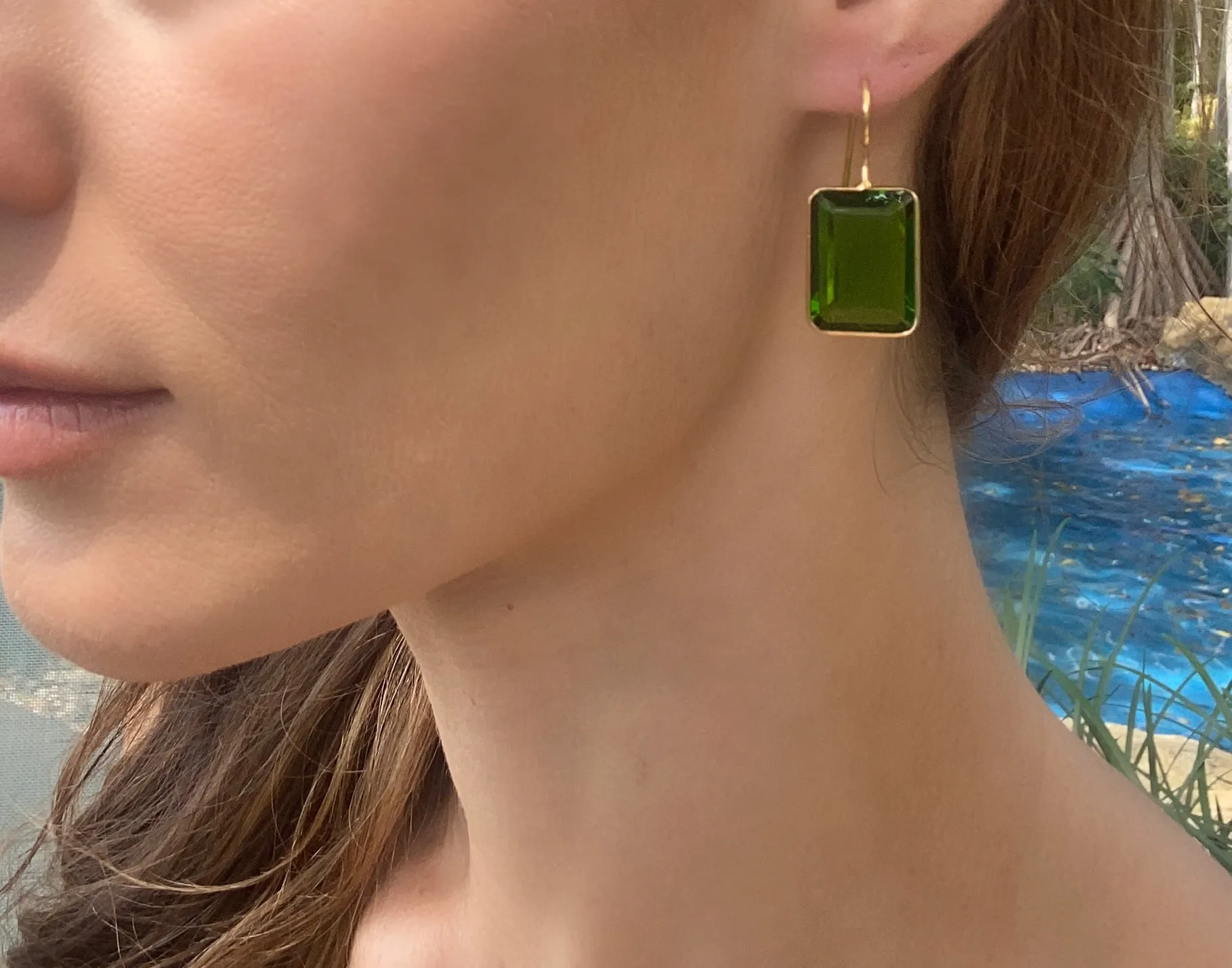 Emerald Cut Valencia-Champagne Silver sold by Amelia Rose Design product image thumbnail 2