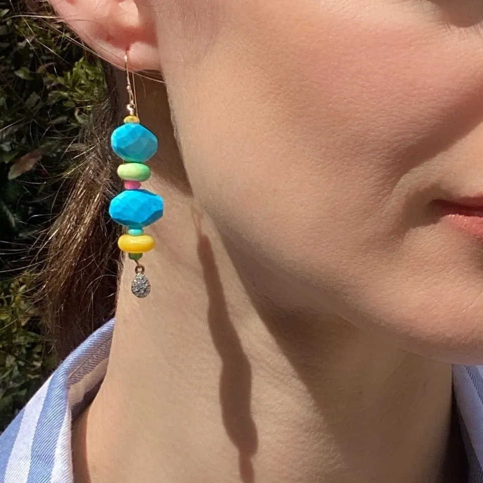 New! Summer Zircon Dangles - Chrysoprase sold by Amelia Rose Design product image thumbnail 2