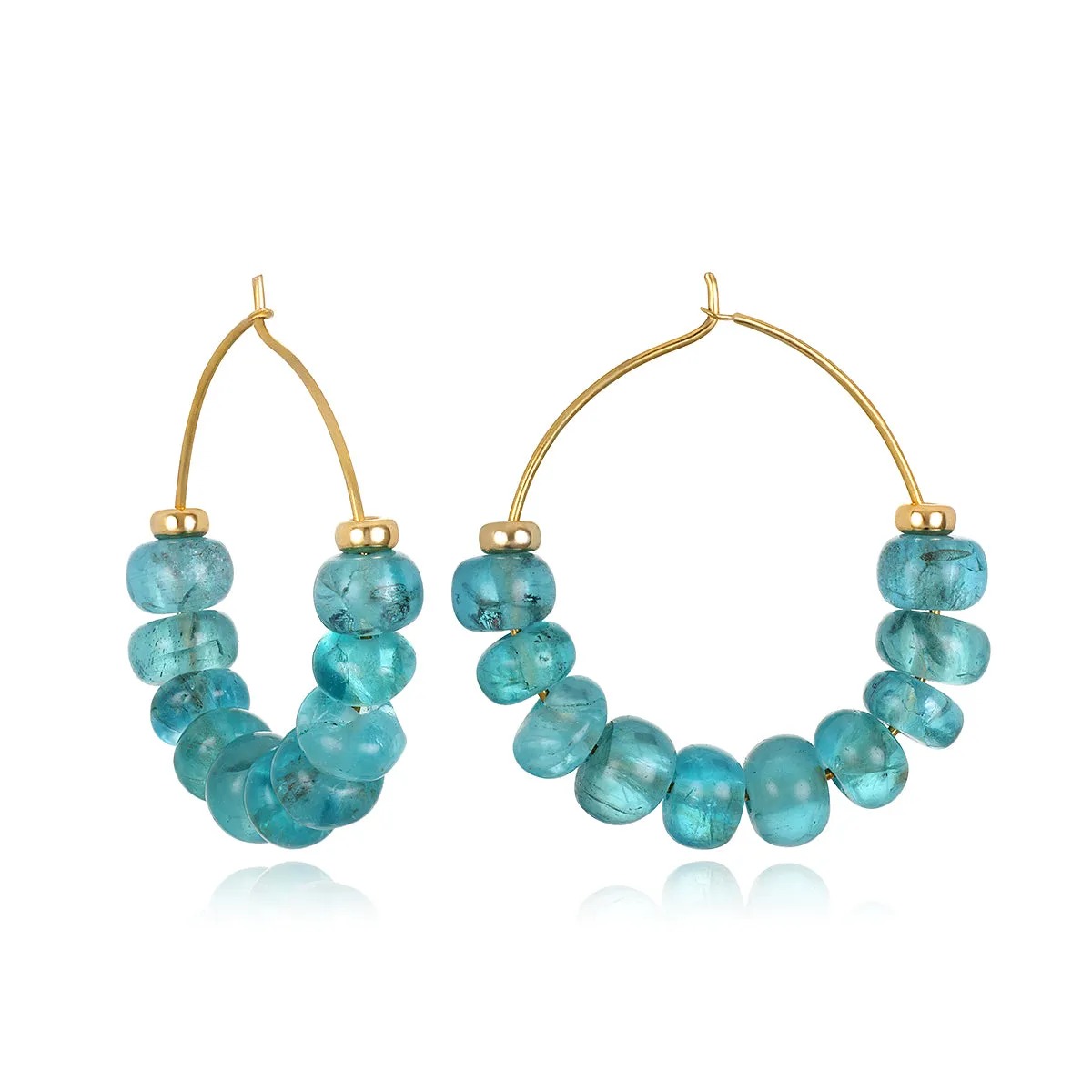 Apatite Hoops sold by Amelia Rose Design