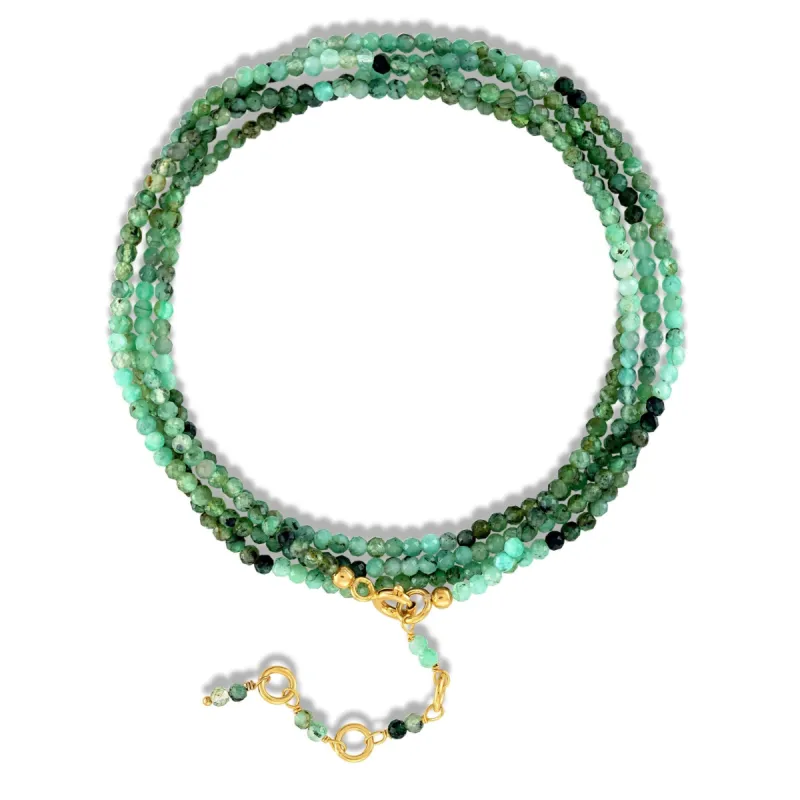 New! Gemstone Wrap-Emerald sold by Amelia Rose Design
