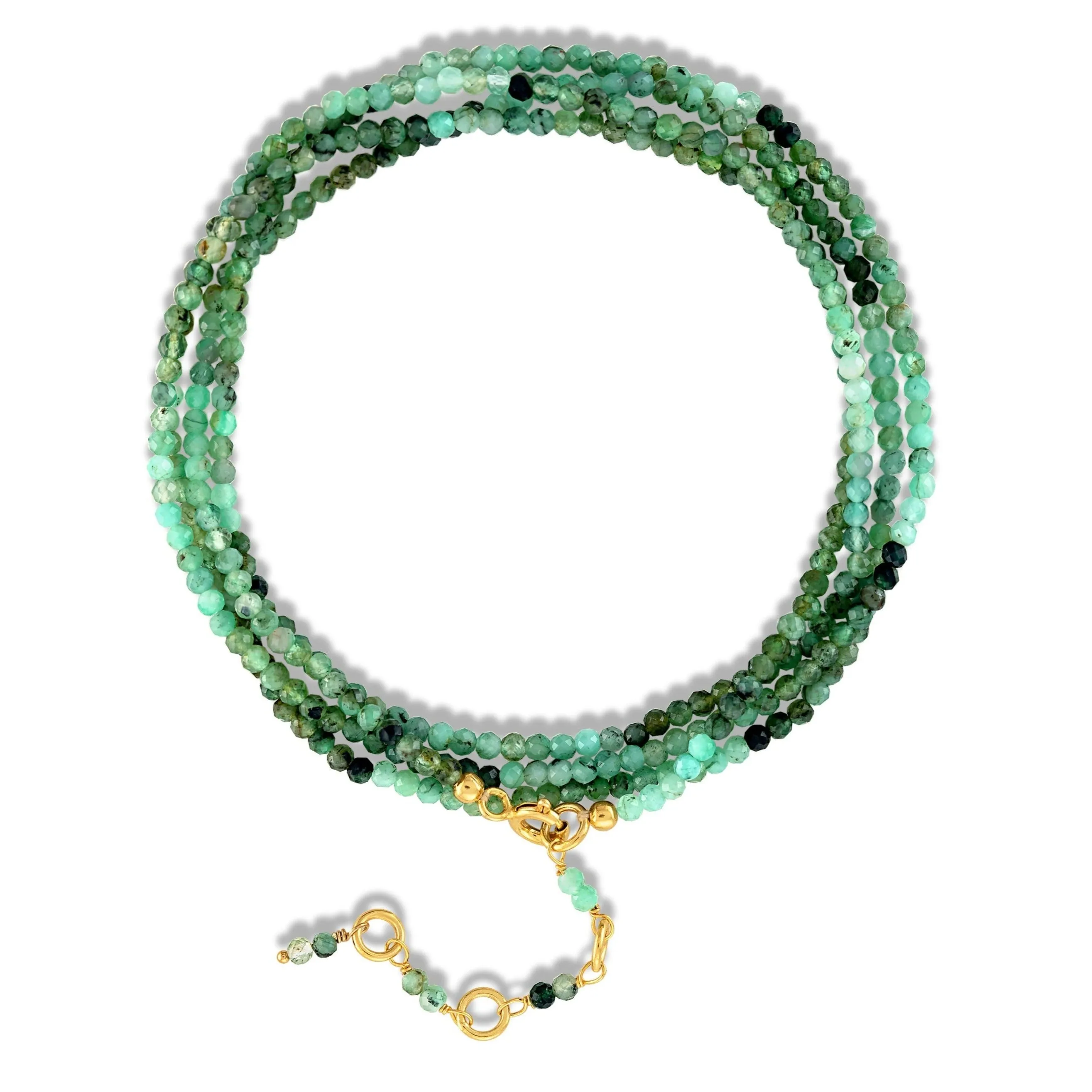 New! Gemstone Wrap-Emerald sold by Amelia Rose Design