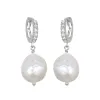 Baroque Pearl Huggies sold by Amelia Rose Design