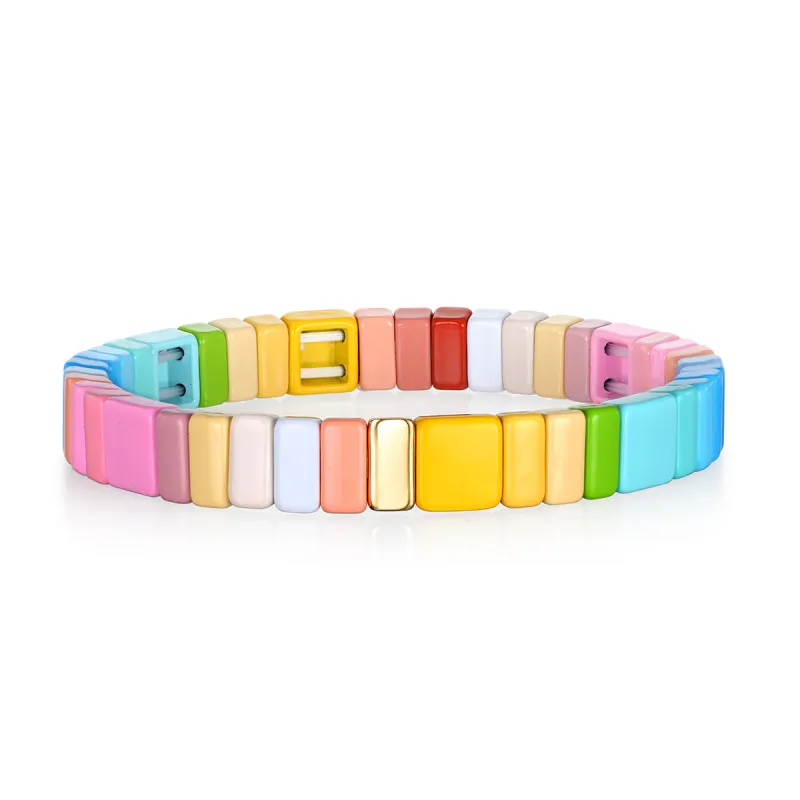 Sunrise Enamel Bracelet sold by Amelia Rose Design