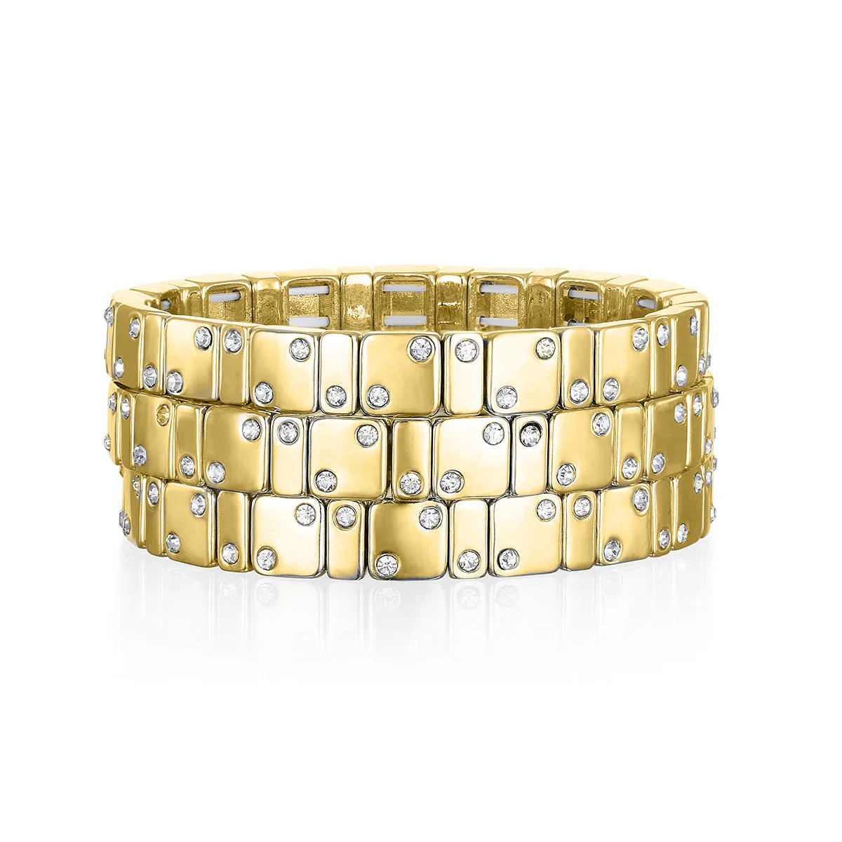 CZ Enamel Bracelet-Gold sold by Amelia Rose Design product image thumbnail 2