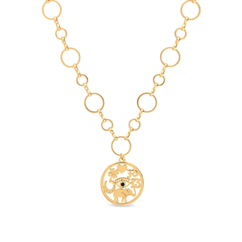 Good Luck Loop Necklace sold by Amelia Rose Design