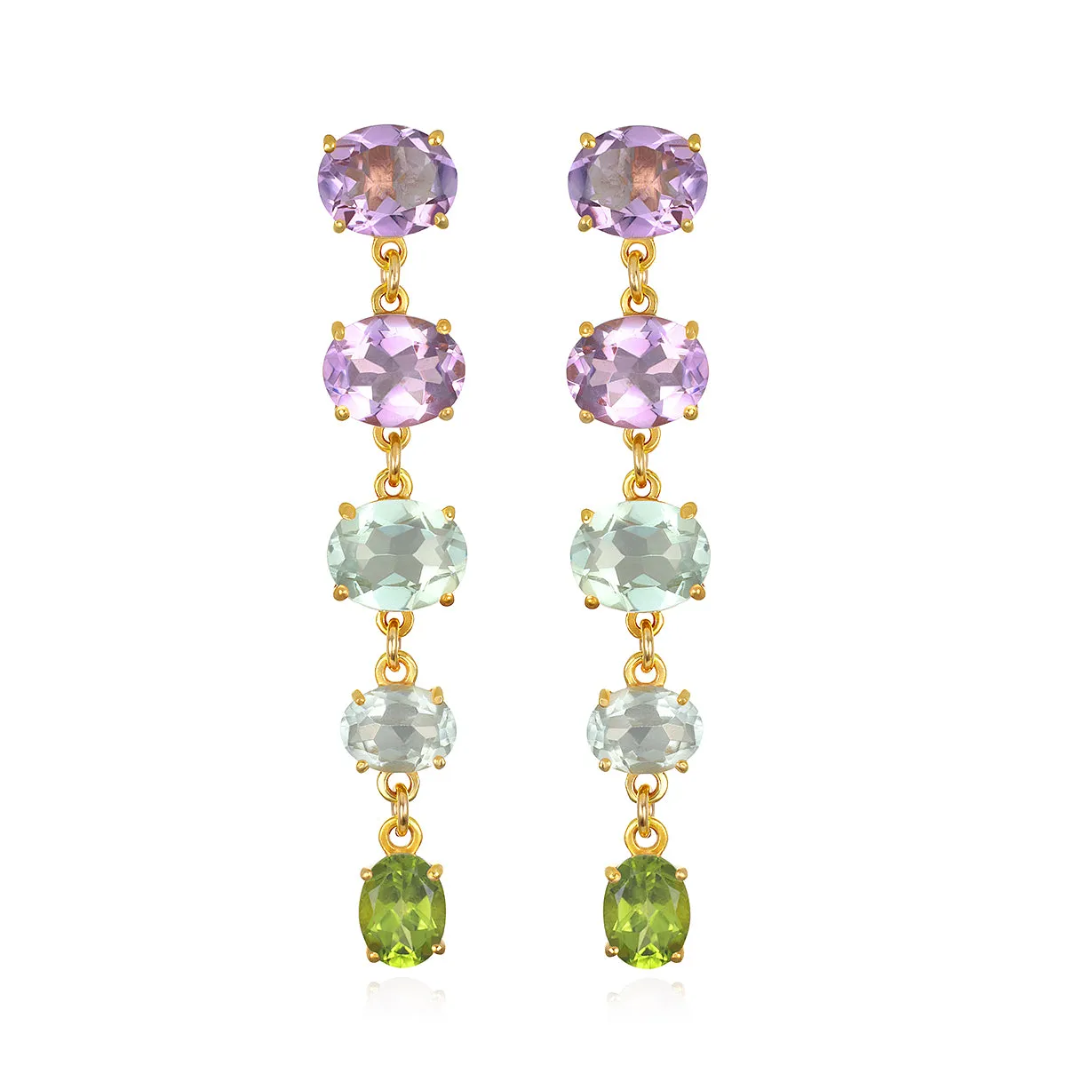 Statement Violet Post Earring sold by Amelia Rose Design