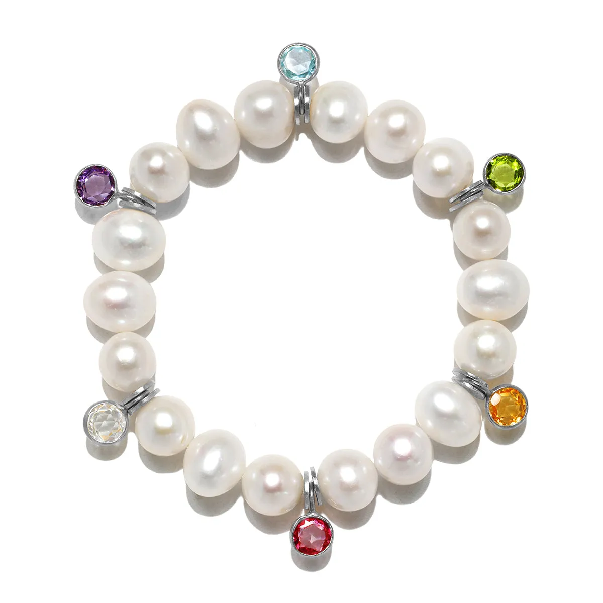 Baroque Pearl Gemstone Bracelet sold by Amelia Rose Design product image thumbnail 2