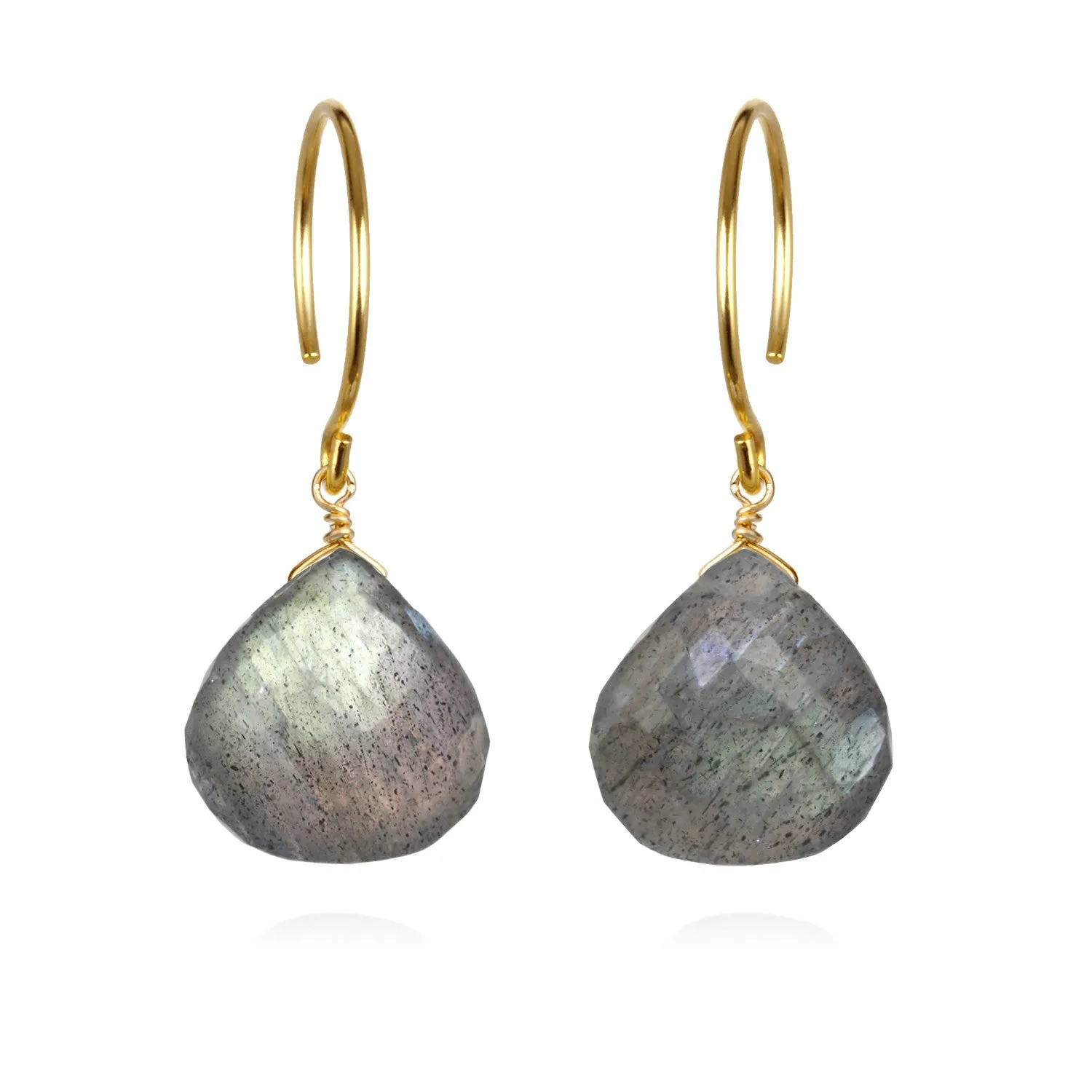 Catherine Earring-Labradorite sold by Amelia Rose Design