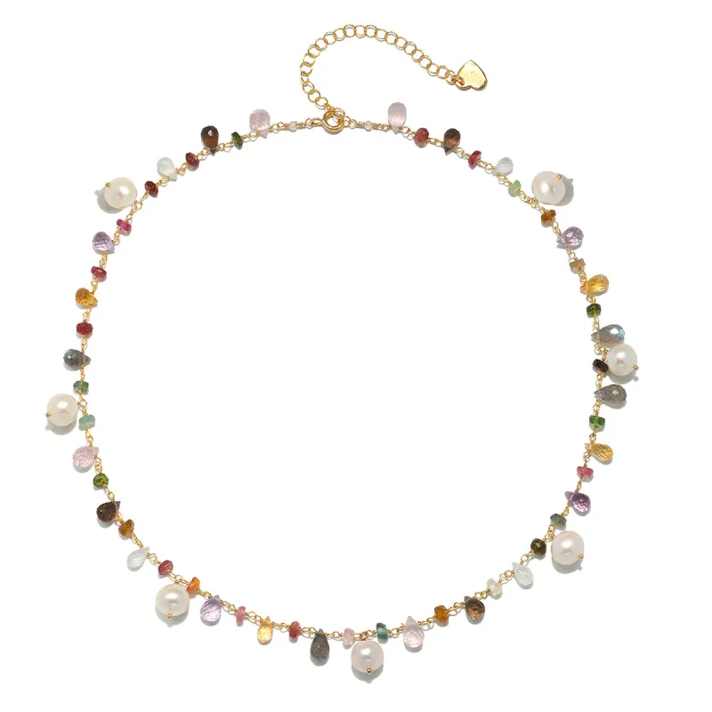 New! Wildflower Freshwater Pearl Choker sold by Amelia Rose Design