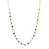 Paperclip Necklace - Tourmaline sold by Amelia Rose Design