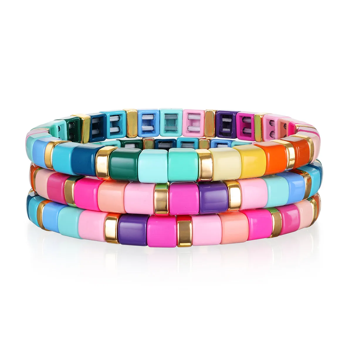 Fall Rainbow Enamel Bracelet sold by Amelia Rose Design product image thumbnail 2