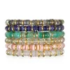 Heishi Charm Bracelet - Pink Opal sold by Amelia Rose Design