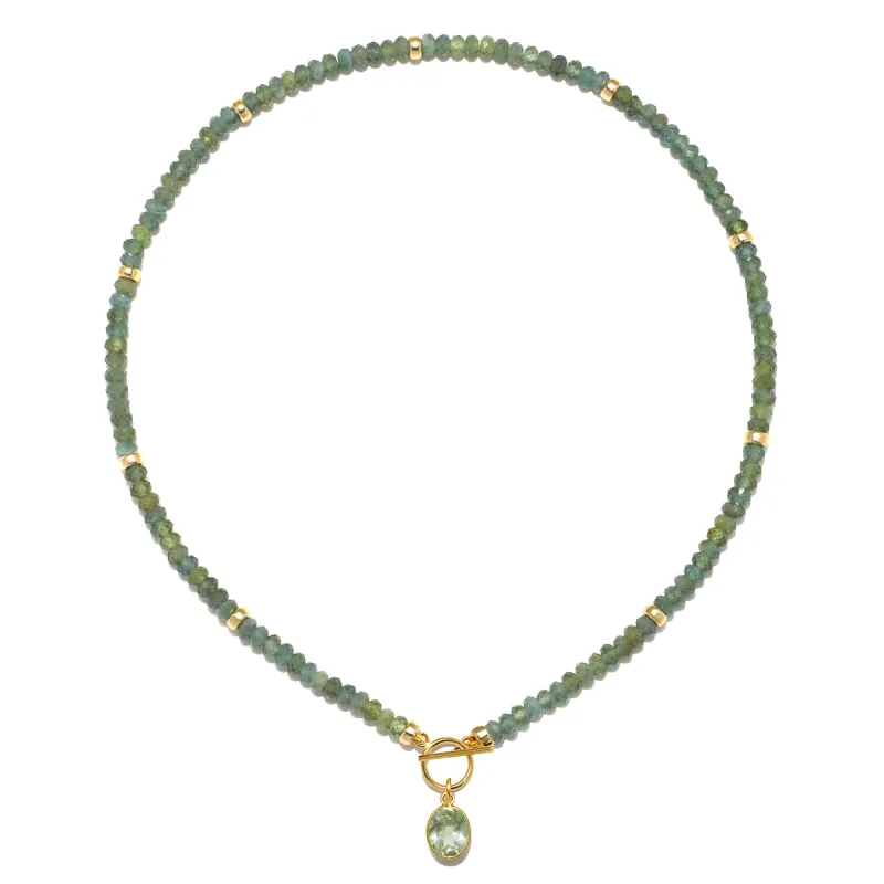 New! Green Apatite Collar Necklace sold by Amelia Rose Design