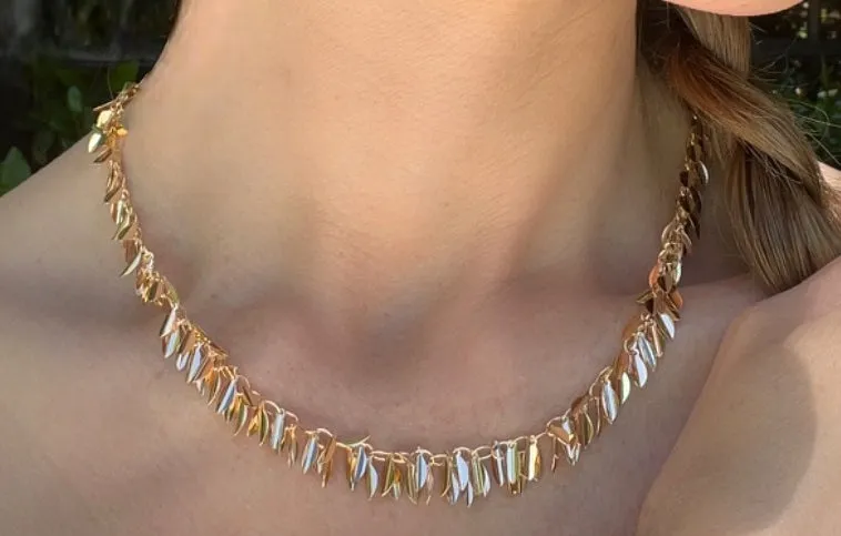 New! Fall Leaves Necklace sold by Amelia Rose Design product image thumbnail 3