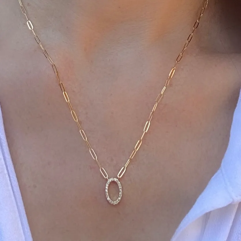 New! Grand Diamond Initial Necklace-All Letters sold by Amelia Rose Design product image thumbnail 4