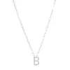 New! Grand Diamond Initial Necklace- All Letters Sterling Silver sold by Amelia Rose Design