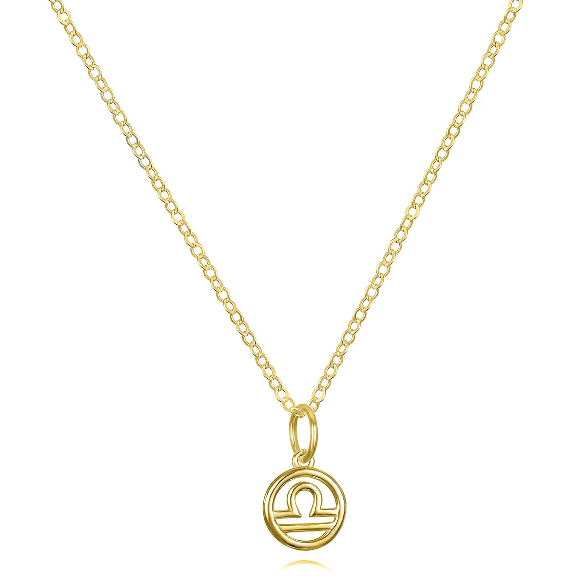 New! 14k Gold Zodiac Charm Necklace - Libra sold by Amelia Rose Design