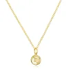 New! 14k Gold Zodiac Charm Necklace - Virgo sold by Amelia Rose Design