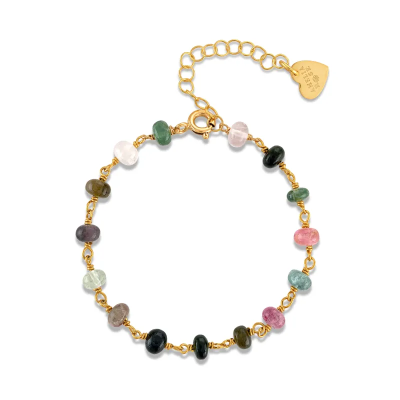 New! Tourmaline Beaded Bracelet sold by Amelia Rose Design