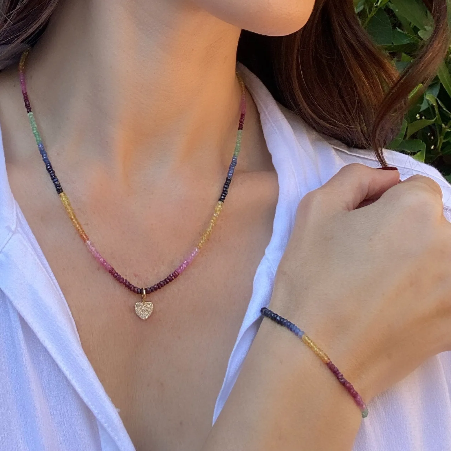 New! Rainbow Sapphire Bracelet sold by Amelia Rose Design product image thumbnail 2