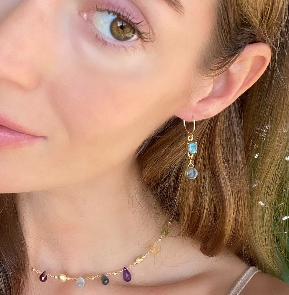 Lily Earring-Labradorite sold by Amelia Rose Design product image thumbnail 3