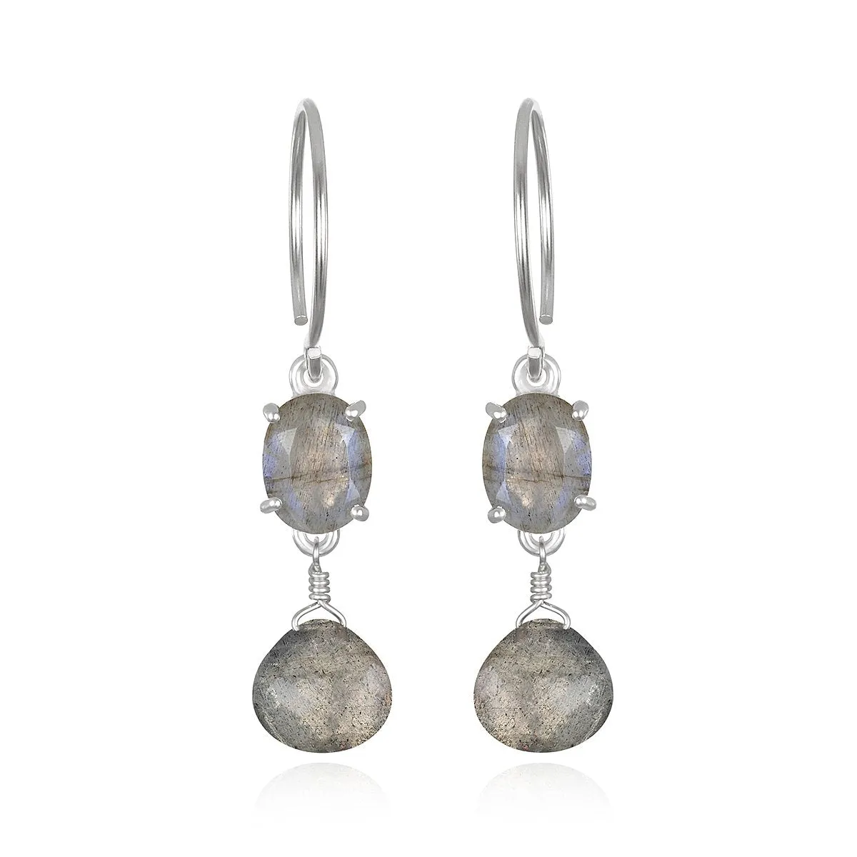 Lily Earring-Labradorite sold by Amelia Rose Design product image thumbnail 2