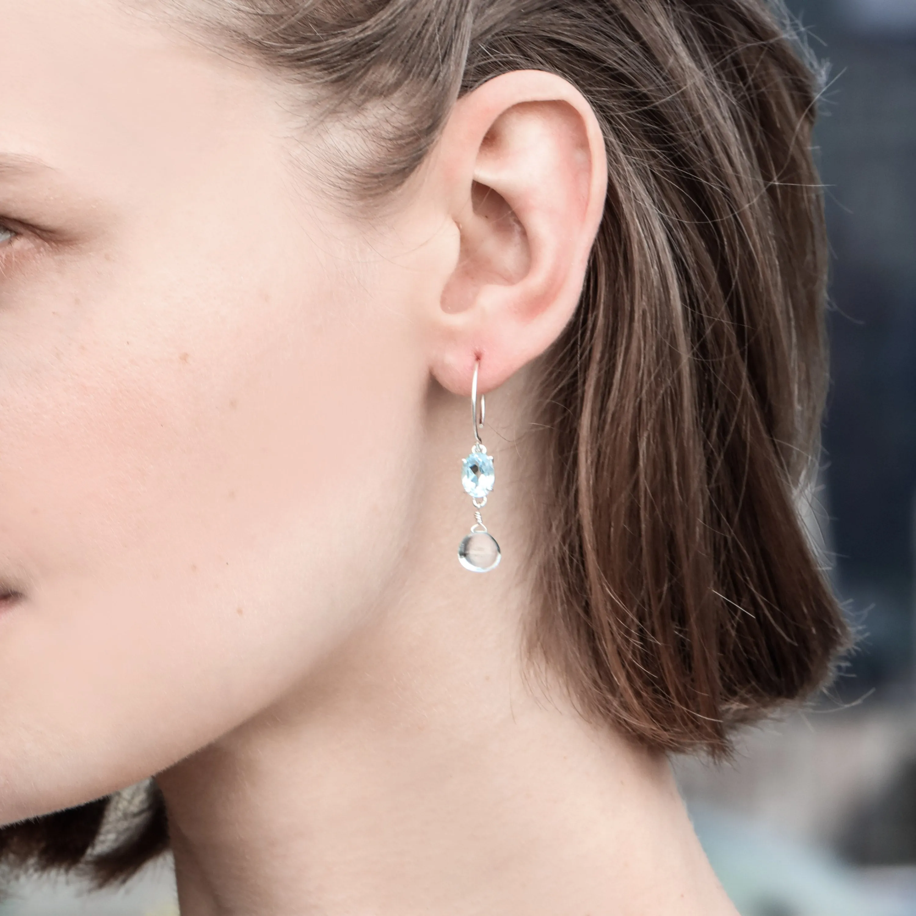 Lily Earring-Green Amethyst sold by Amelia Rose Design product image thumbnail 2