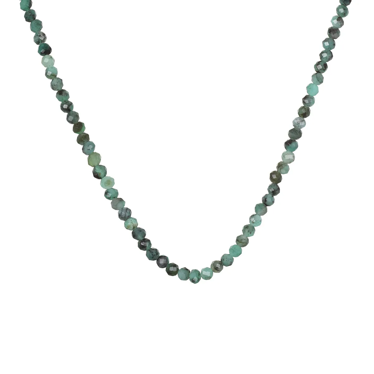 Beaded Layering Necklace-Emerald sold by Amelia Rose Design
