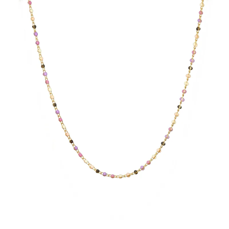 New!  Beaded Wrapped Necklace-Orchid sold by Amelia Rose Design