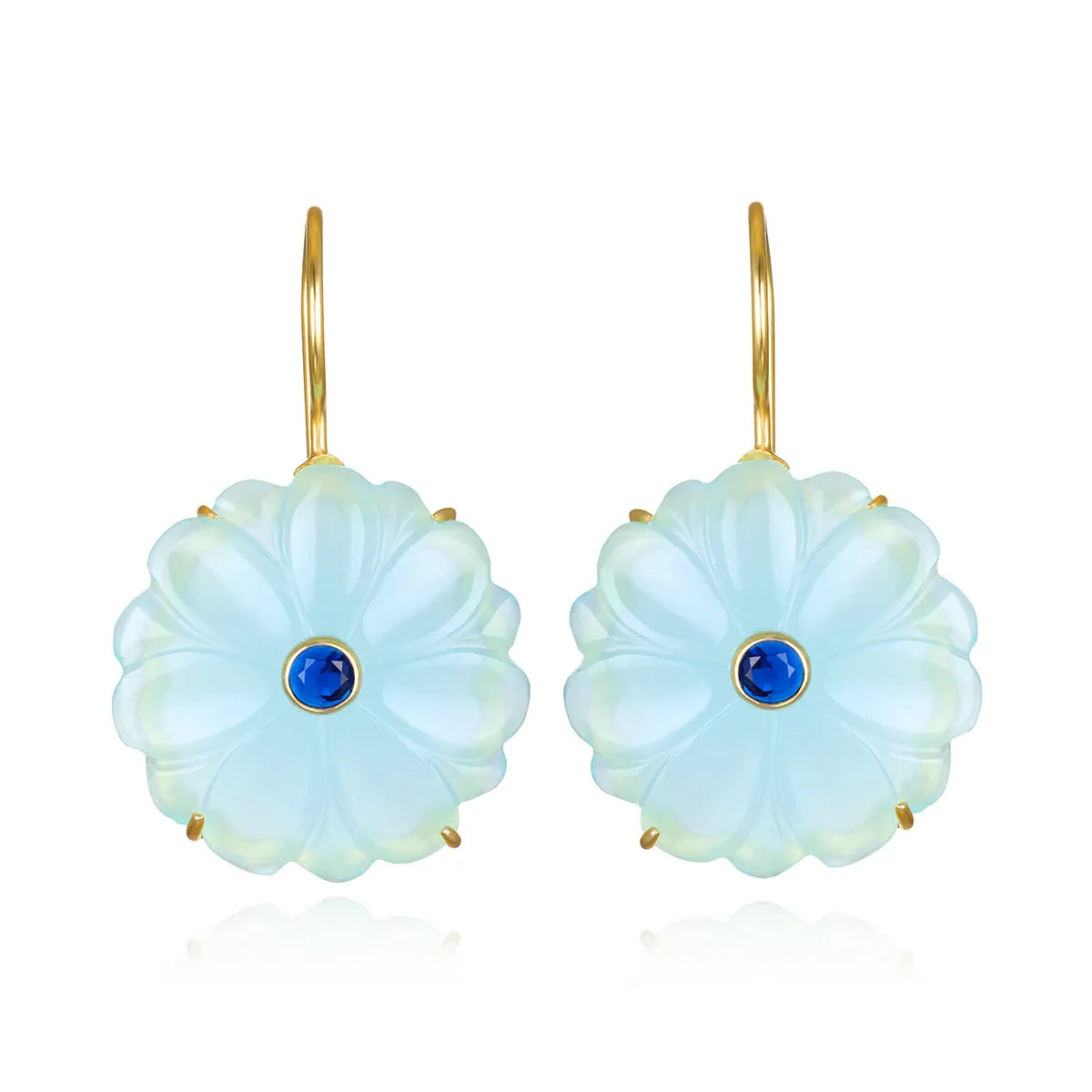 New! Magnolia Earring-Blueberry sold by Amelia Rose Design