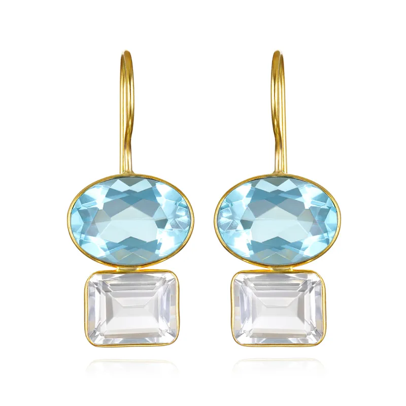 New!  Double Valencia-Sky blue & Clear sold by Amelia Rose Design