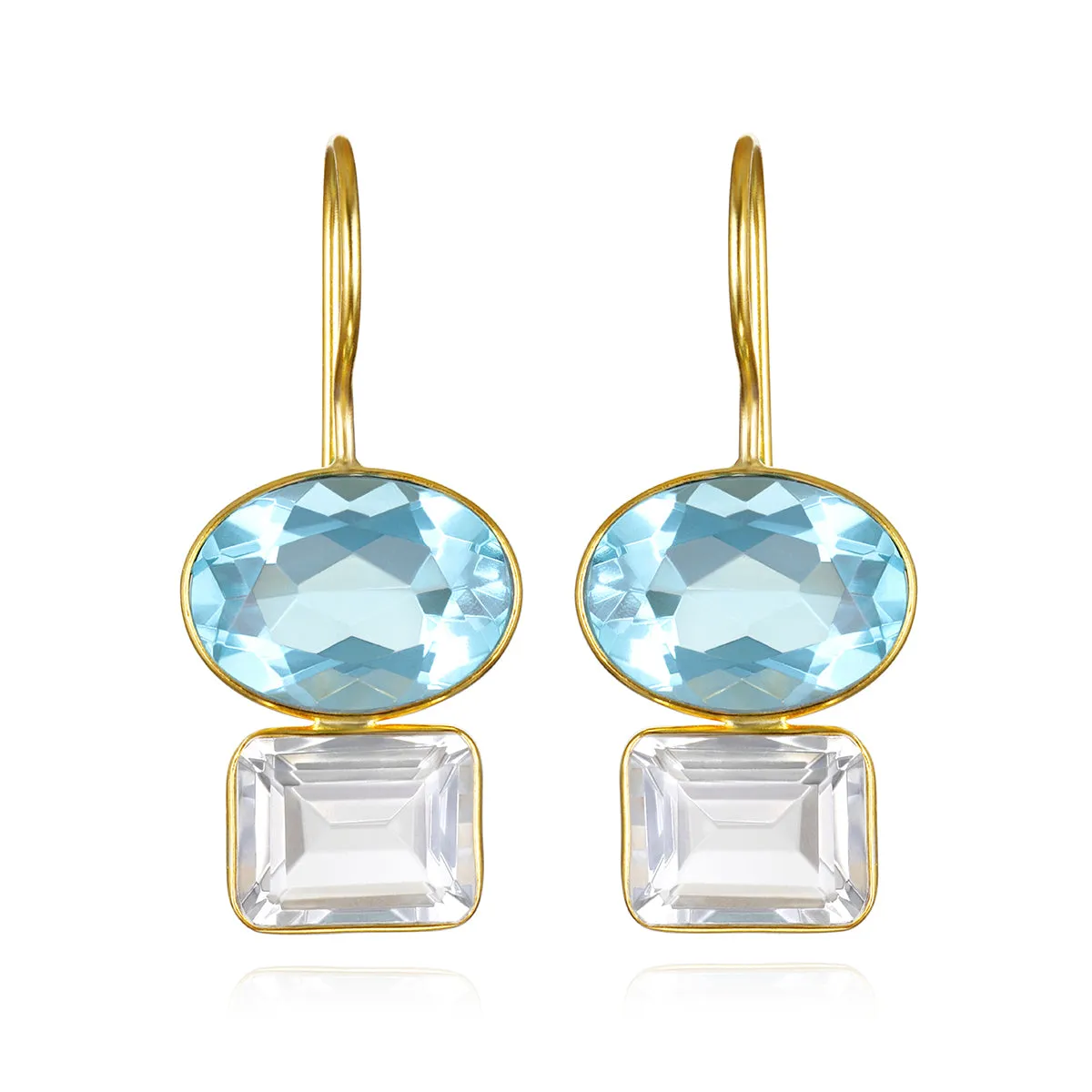 New! Double Valencia-Sky blue & Clear sold by Amelia Rose Design