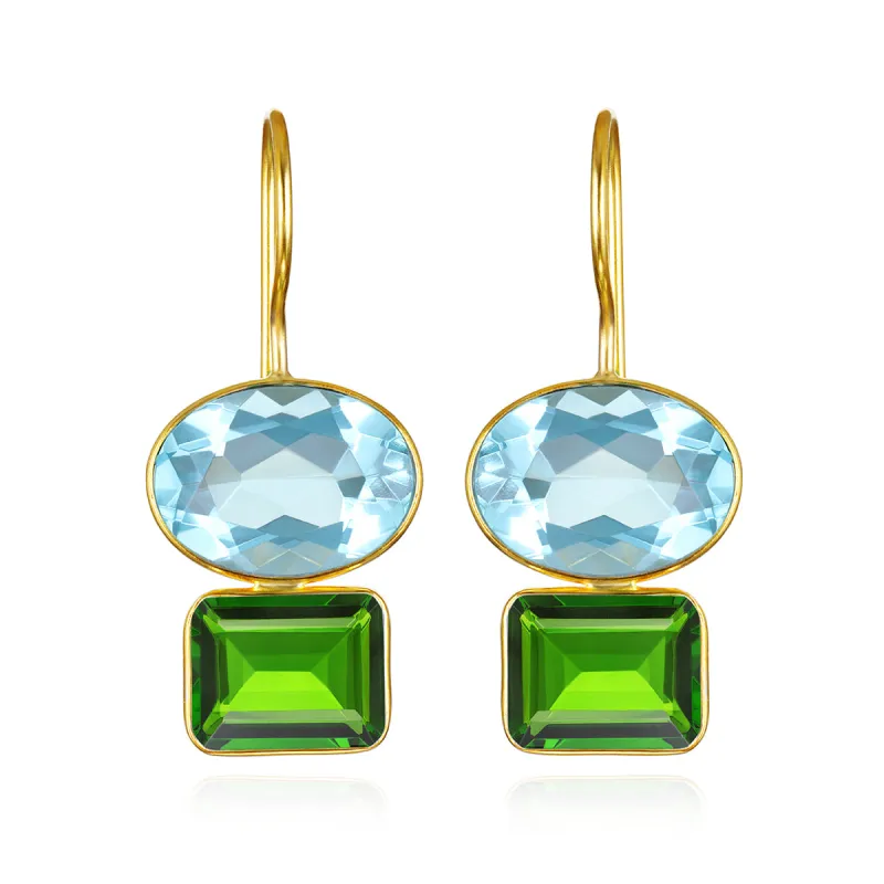 New!  Double Valencia-Sky blue & lime sold by Amelia Rose Design