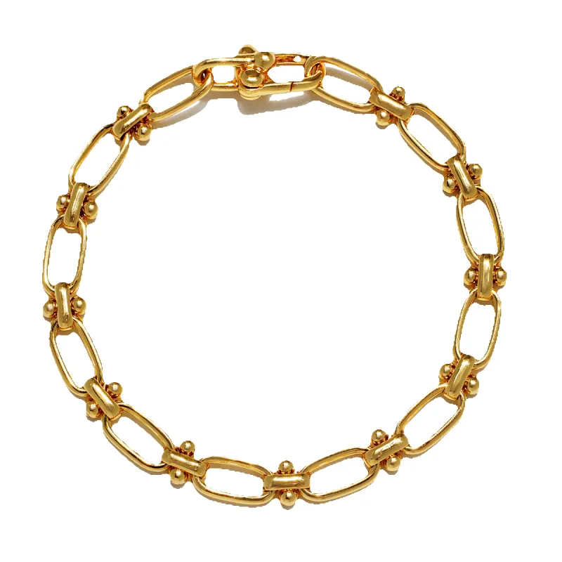 New! Statement Oval Bracelet sold by Amelia Rose Design