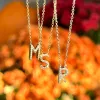 Diamond Initial Necklace-Gold sold by Amelia Rose Design