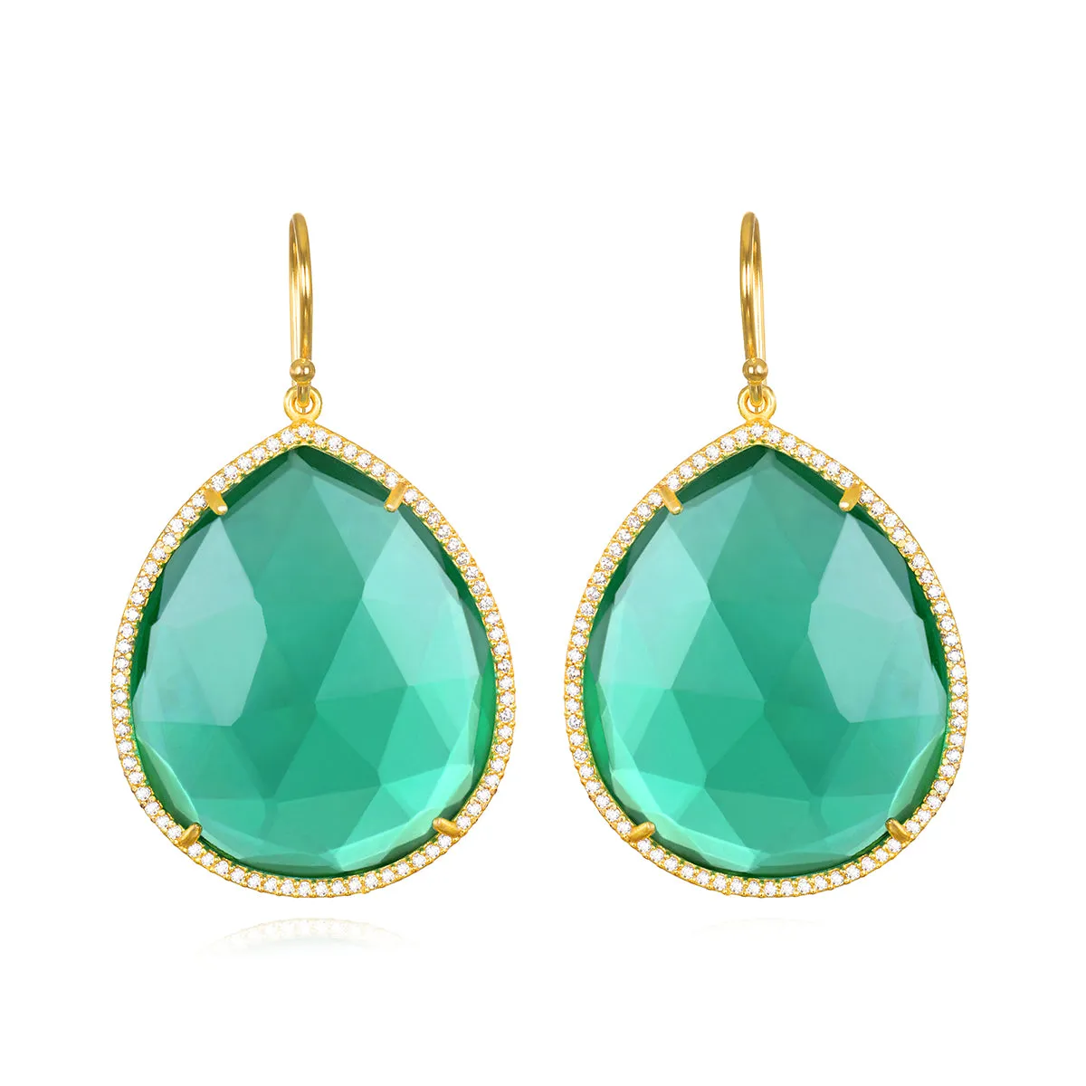 Paris Grand Teardrop Teal sold by Amelia Rose Design