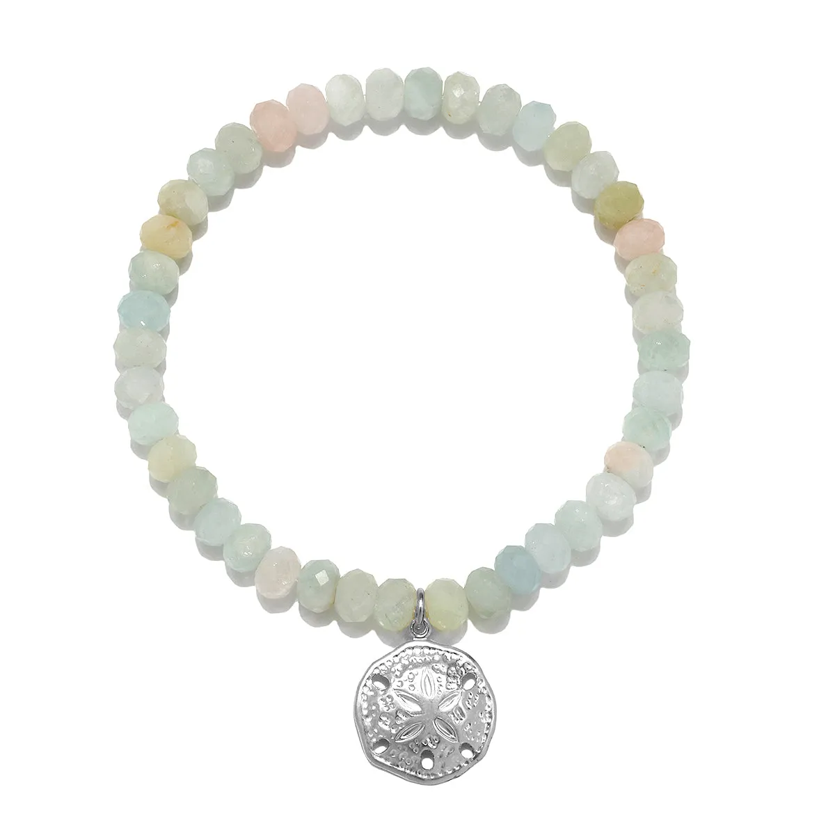 Morganite Sand Dollar Bracelet sold by Amelia Rose Design product image thumbnail 2